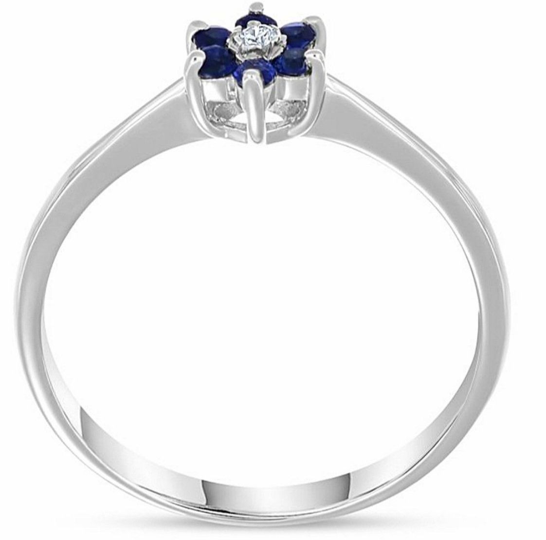 Anelli: Saphir Ring 18k Weissgold – Nuovo e nell'imballaggio originale da Untersiggenthal venduto da TimeandShine 3