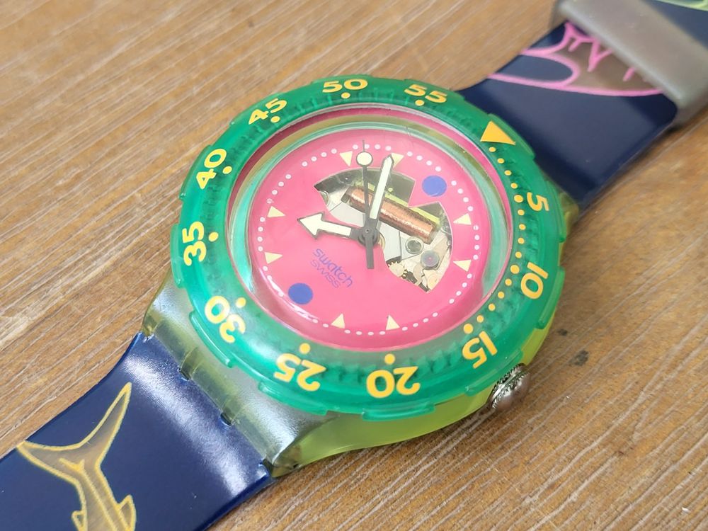 SWATCH SCUBA SDN101 HAPPY FISH NEUES BAND (Neu und originalverpackt) in ...