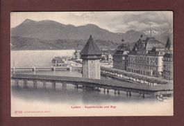 LUZERN - Kapellbrücke - Rigi
