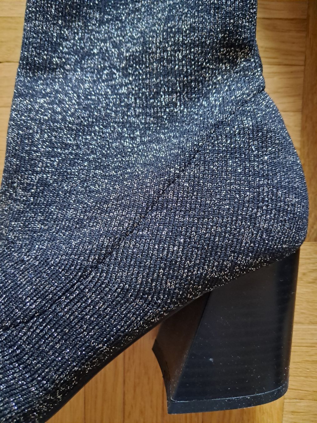 Scarpe da donna: Glitzer Stiefelette - Gr. 36 - ungetragen – Usato da Obfelden venduto da Eva_32 2