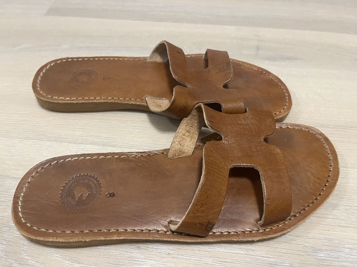 Chaussures femmes: Pantoletten Echtleder braun 37 neu – Neuf (Voir description) à Birrwil par vanyboo 2
