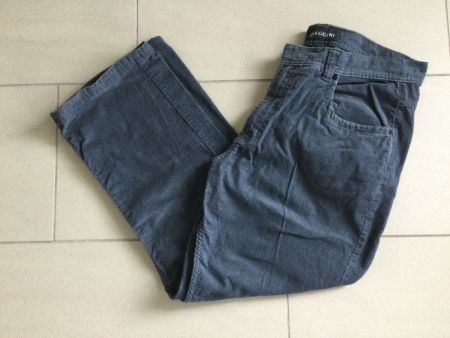 Herrenhose Biaggini Cord blau gebraucht in gutem Zustand