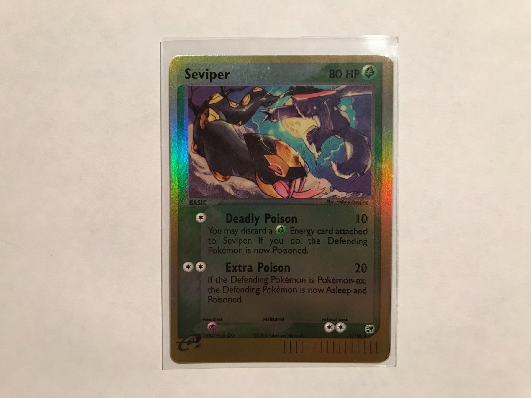 Pokémon Cartes à collectionner: Seviper reverse holo – D'occasion à Hagendorn par Pokecollectorch