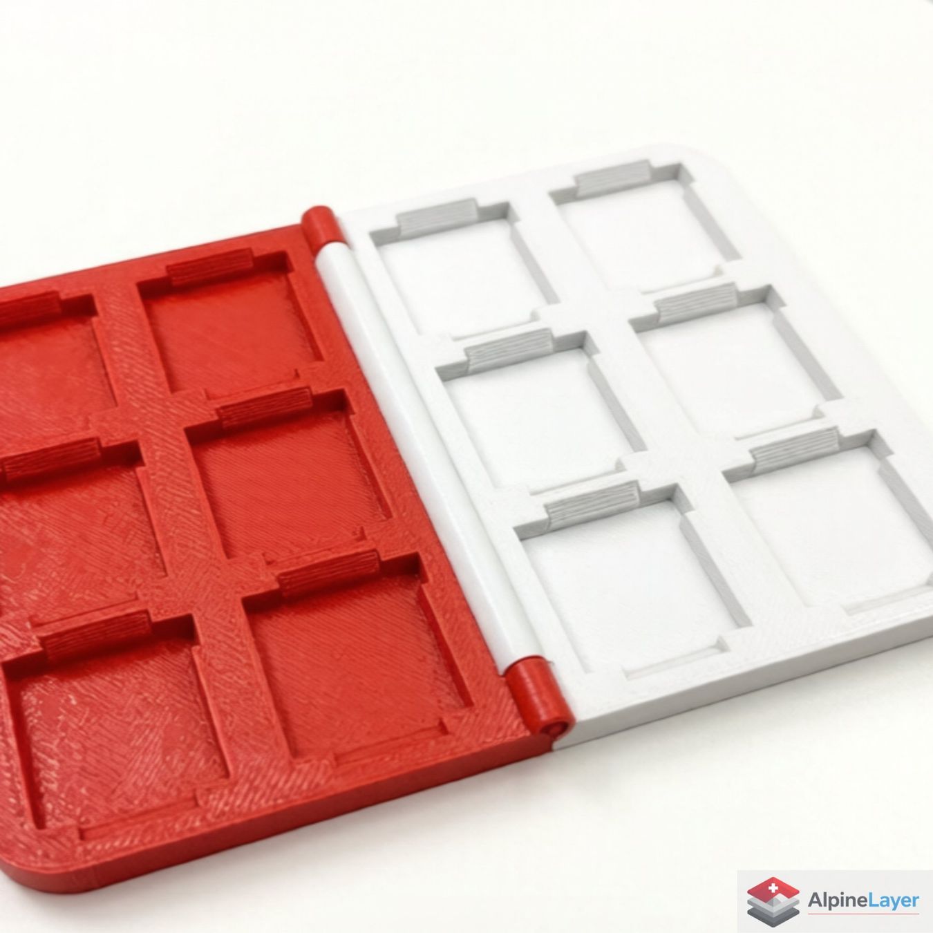Giochi: 3DS Game Cartridge Holder 3D Printed Red & White – Nuovo (secondo la descrizione) da Losone venduto da AlpineLayer