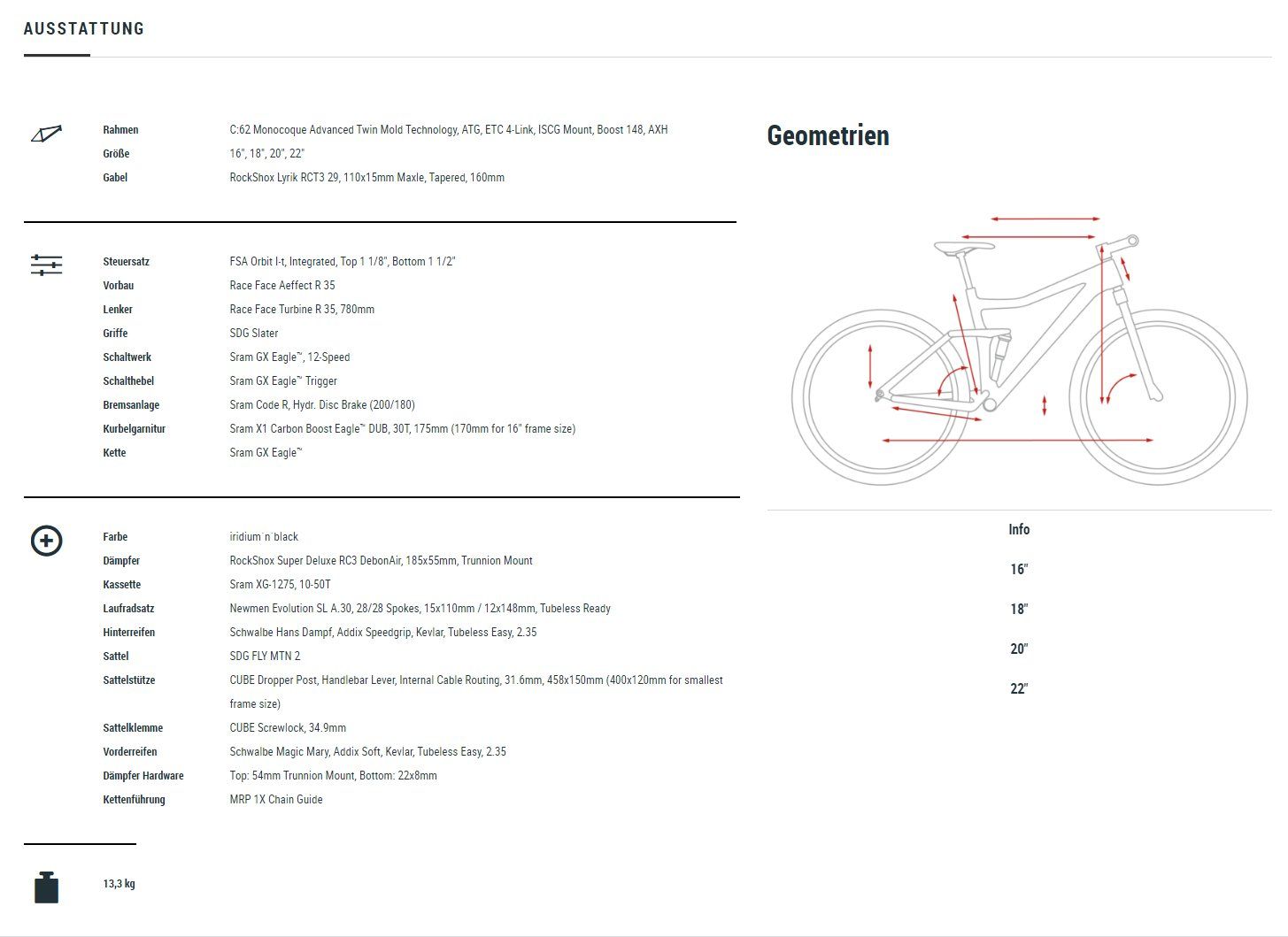 Cube Vélos: Cube Stereo 150SL 2019 - Grösse M – D'occasion à St. Margrethen SG par Kreidler0 6