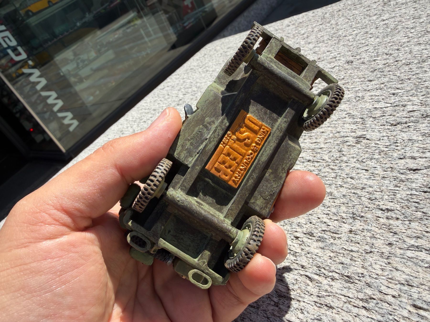 Jeep Modellini d'auto: King & Country Jeep Willys PAZZESCA – Usato da Chiasso venduto da Carrara-Modellismo 4