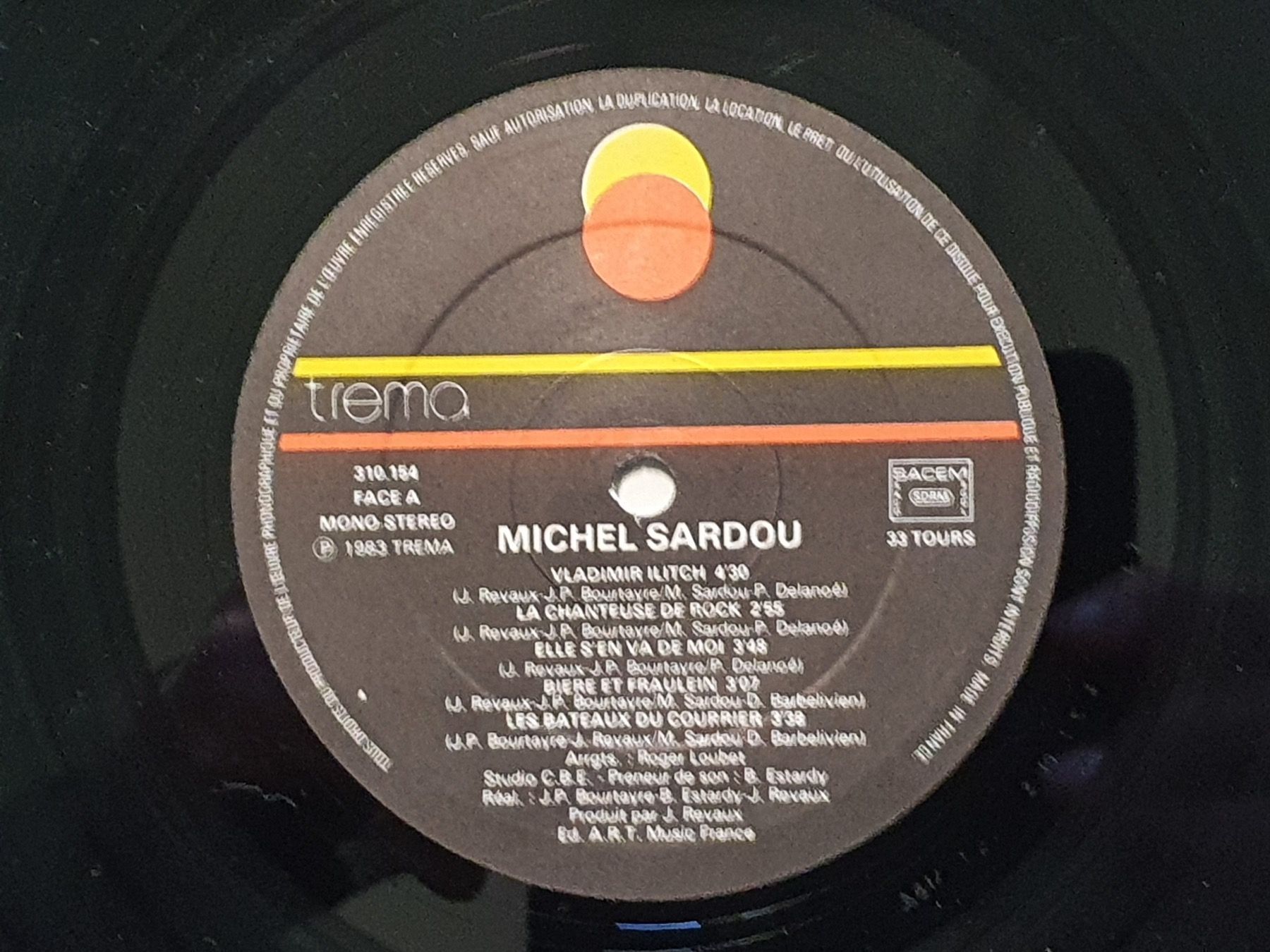 Dischi in vinile: Michel Sardou - L' An Mil (LP) – Usato da Aegerten venduto da taxidermo 5