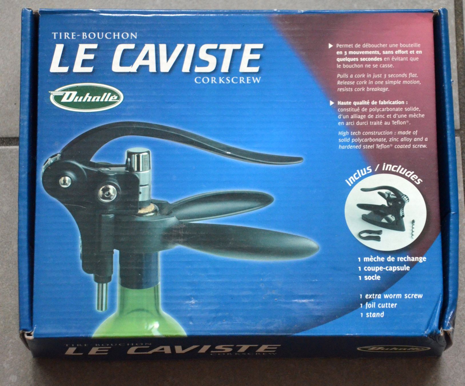 Flaschenöffner & -verschlüsse: Korkenzieher / Tire-Bouchon Le Caviste – Gebraucht aus Collonges von arashee 1
