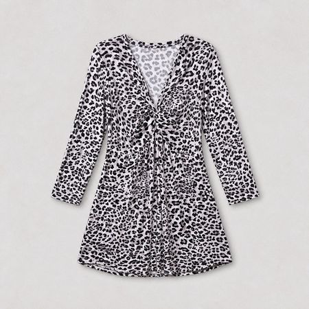 chices Kleid mit Animal Print ca. M/L