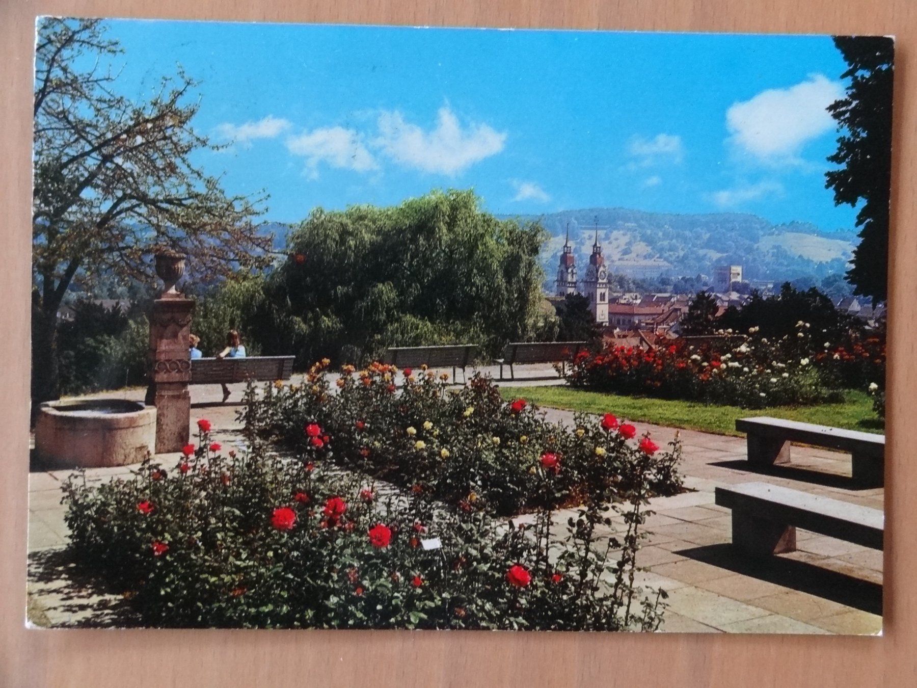 Cartes postales: Winterthur - Blick vom Rosengarten - 1978 – D'occasion à St Léonard par Riglin
