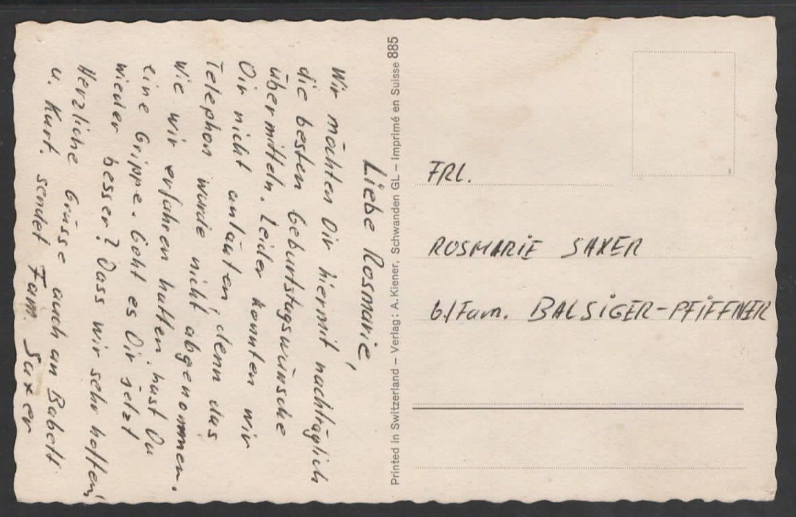 Cartoline postali: AFFE reitet auf Kalb     (R – Usato da Ruggell venduto da Masescha 1