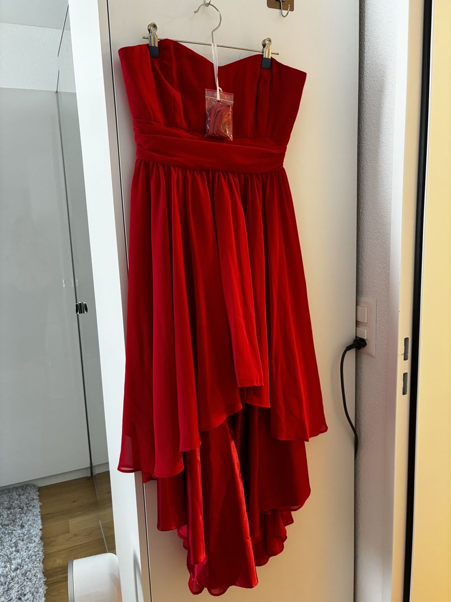 Vestiti: NEU SWING Kleid rot Gr. 38 – Nuovo (secondo la descrizione) da Staufen venduto da sarinaluescher