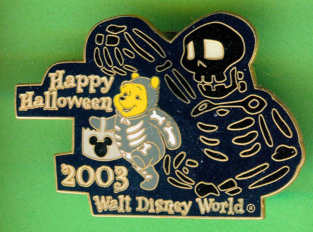 Disney Plaketten & Abzeichen: DISNEY  WDW  POOH  Halloween 2003 – Gebraucht aus Winterthur von Sammleroase