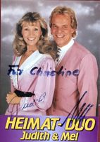Judith und Mel Autogramm signiert Foto 10x15cm