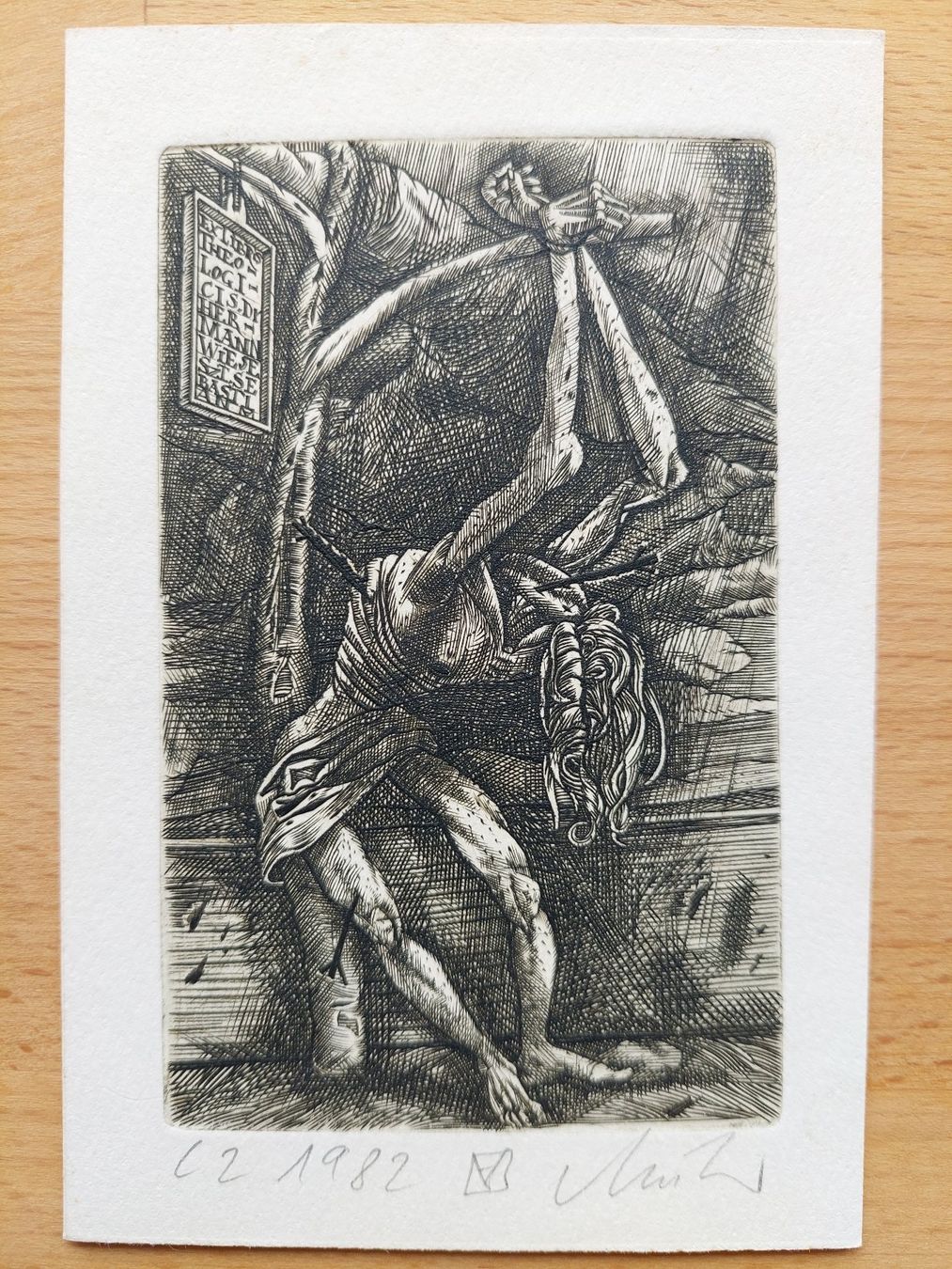 Dipinti: Exlibris Arpad Müller - Original Radierung signiert – Usato da Obfelden venduto da Exlibris-Art