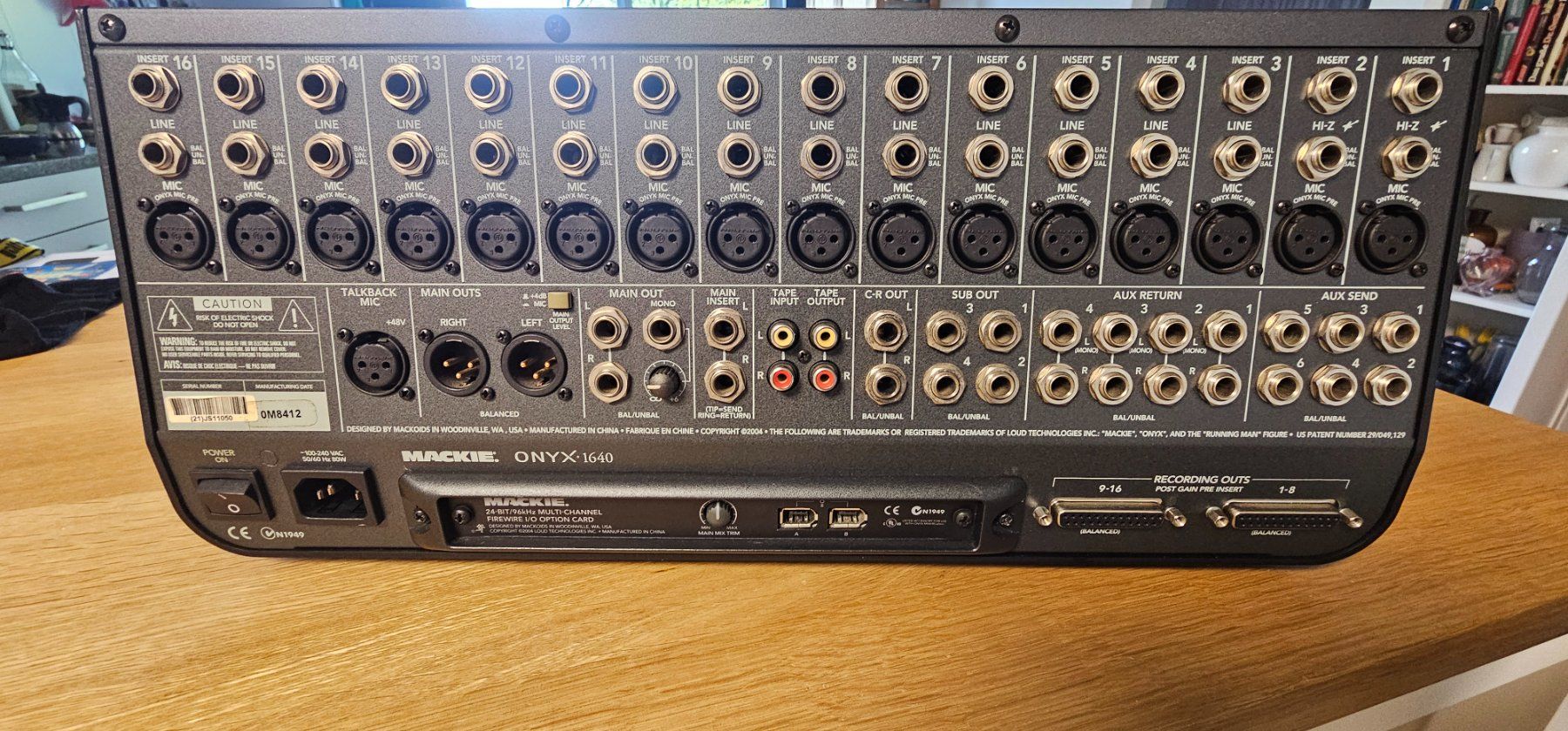 Mackie Console di mixaggio: Mackie Onyx 1640 Analog-Mischpult – Usato da Horgen venduto da Carabiniere1 5