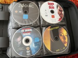 4x DVD‘s The Shining, Audition, Dawn of the Dead, Zodiac