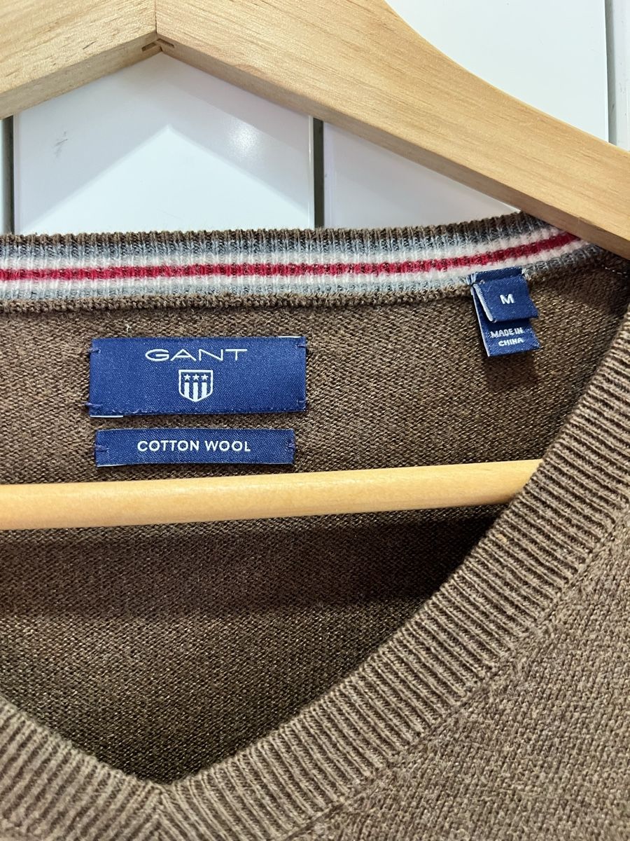 Gant Maglioni & Felpe: Pull Gant Marron Chaud en Taille M – Usato da Morges venduto da Alexys23 3
