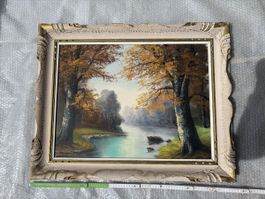 Tableau MARNOT paysage automnal