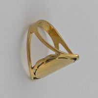 Metallring in Goldoptik – modernes Design ✨ 653