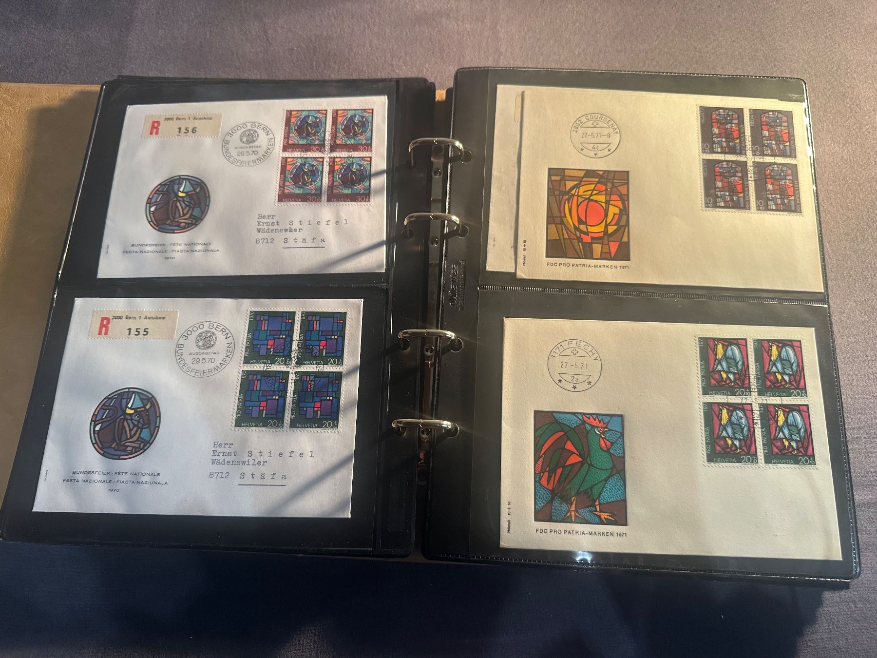 Tutti i francobolli: Sammlung Briefe, FDC usw. Schweiz – Usato da Stettfurt venduto da 2442 7