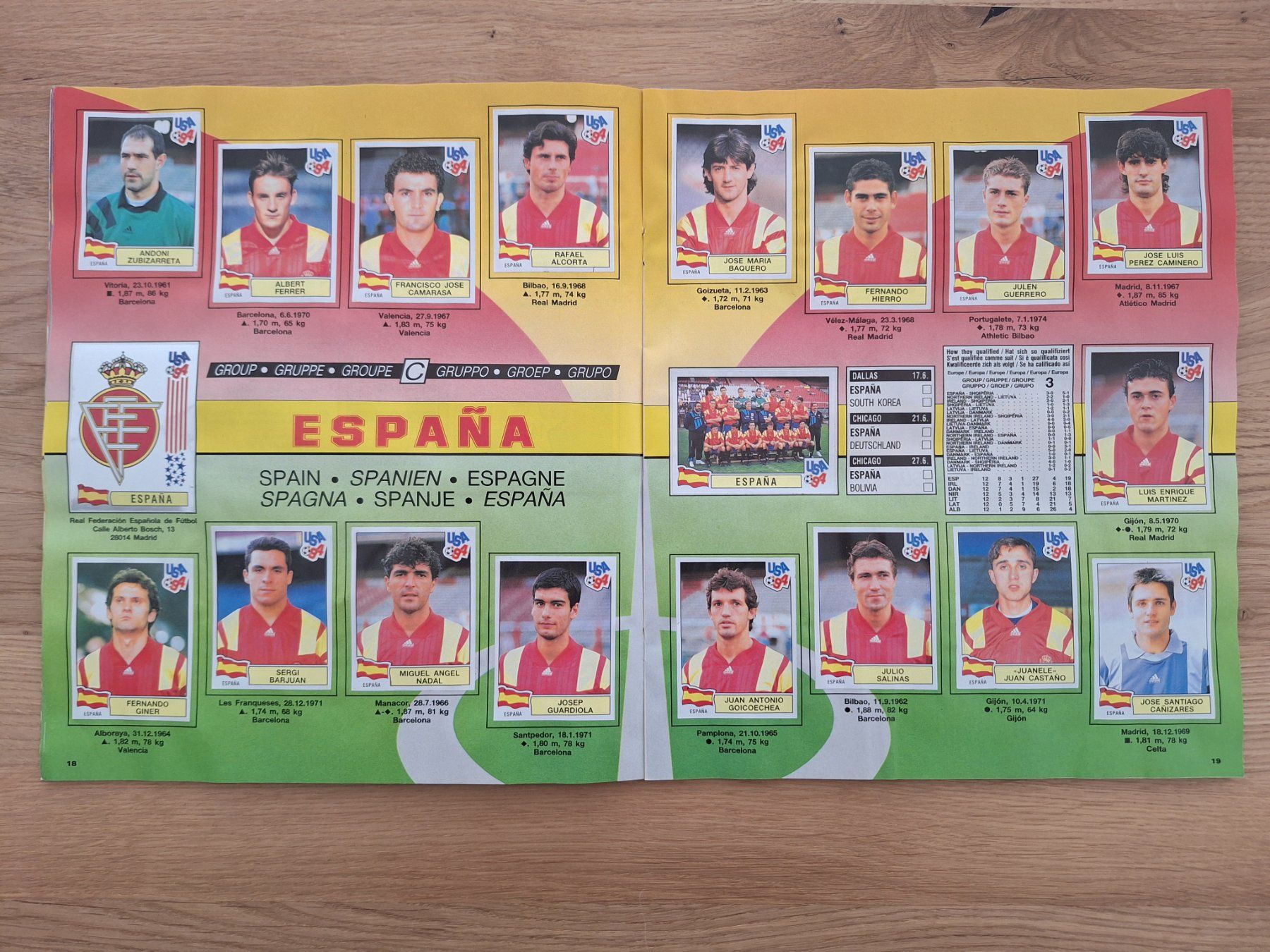 Panini Alben: PANINI WORLD CUP 1994 – Gebraucht aus St. Gallen von Matrix023 5