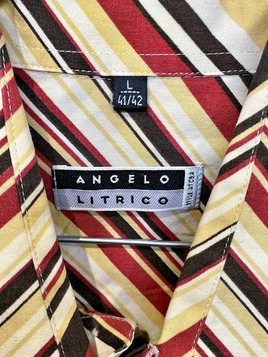 Hemden: Angelo Litrico Gestreiftes Button-Down Hemd - Größe 41/42 – Gebraucht aus Zug von vinokilo 3