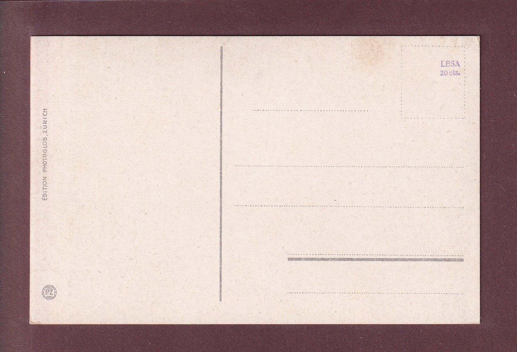 Cartoline postali: BERN - Teilansicht mit Jungfrau – Usato da Pully venduto da nicecards 1