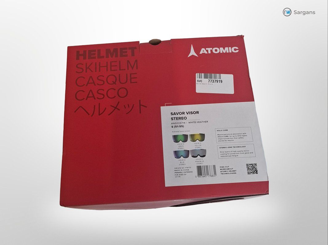 Atomic Caschi: ATOMIC, Skihelm mit  Sonnenbrille 51 - 55 cm, S – Nuovo (secondo la descrizione) da Sargans venduto da Restwert_Sargans 6
