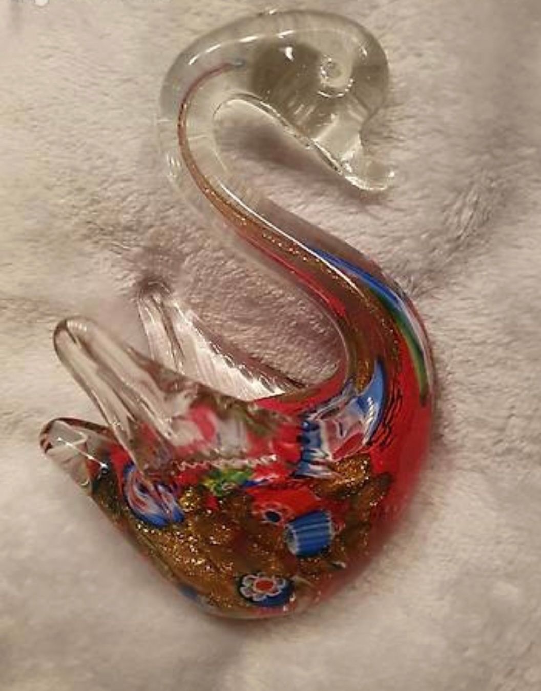 Statuette: NEU Schwan aus Glas bemalt – Nuovo (secondo la descrizione) da Uster venduto da Mooreas