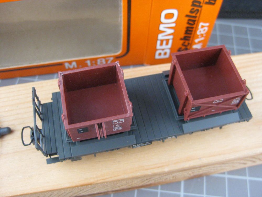 Bemo Modelleisenbahnen: Bemo 2058 RhB Kk 7357, in OVP, . – Neu und originalverpackt aus Malters von Marosko 2