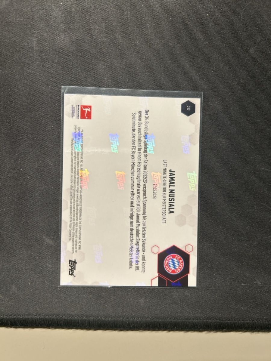 Topps Carte collezionabili: Topps Now Nr. 212 Musiala  – Usato da Greppen venduto da hcv_cc2r 1