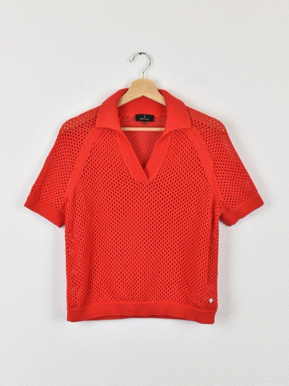 Monari Pulls & Sweat-shirts: Monari Kurzarmpullover, Lochstrick, Gr.38, 100% Baumwolle – Neuf (Voir description) à Nürensdorf par 2ND_STORY