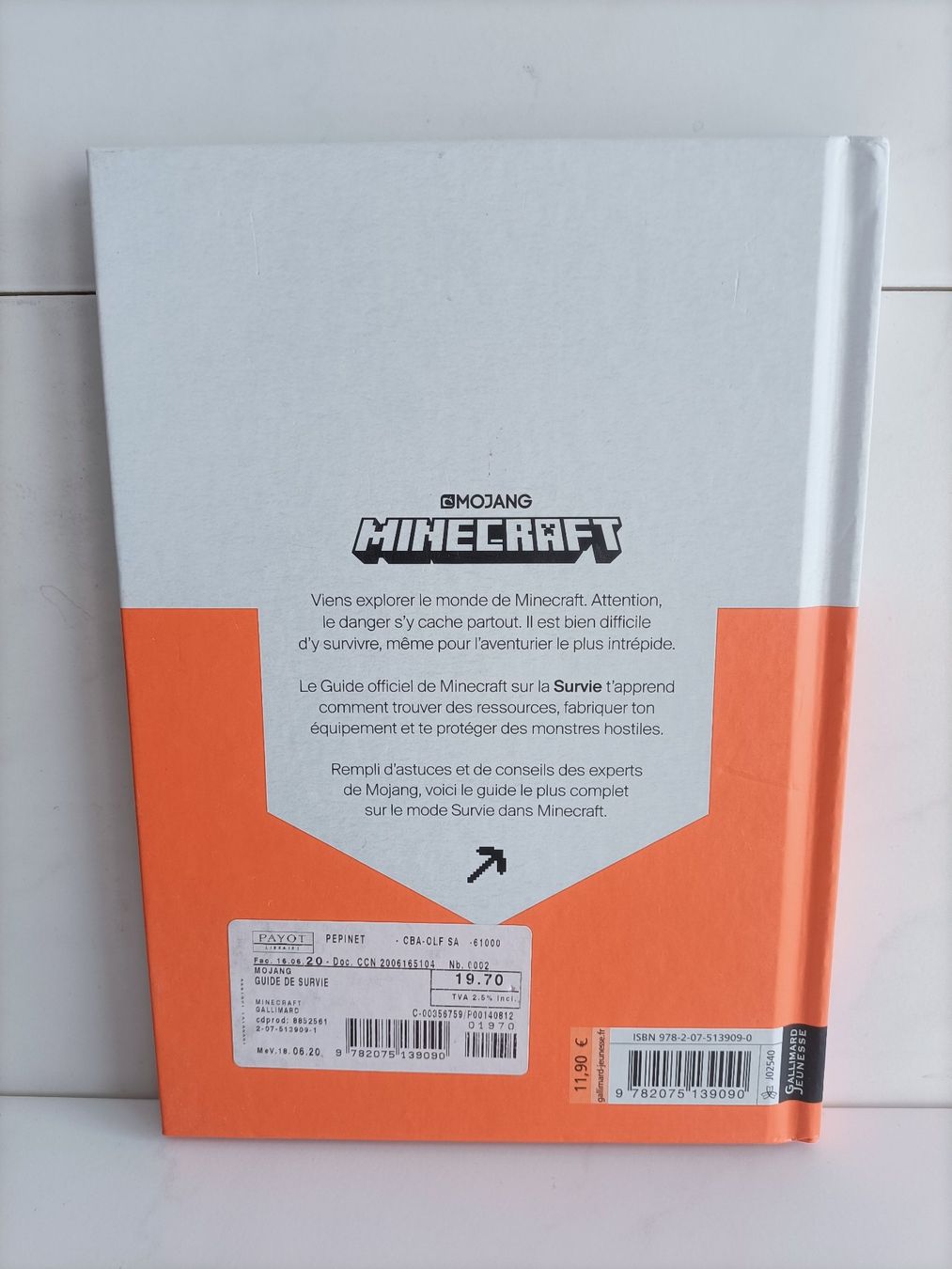 Bücher: Minecraft - Le guide survie / Mojang / Gallimard 2020 – Gebraucht aus crans montana von AB3963 1