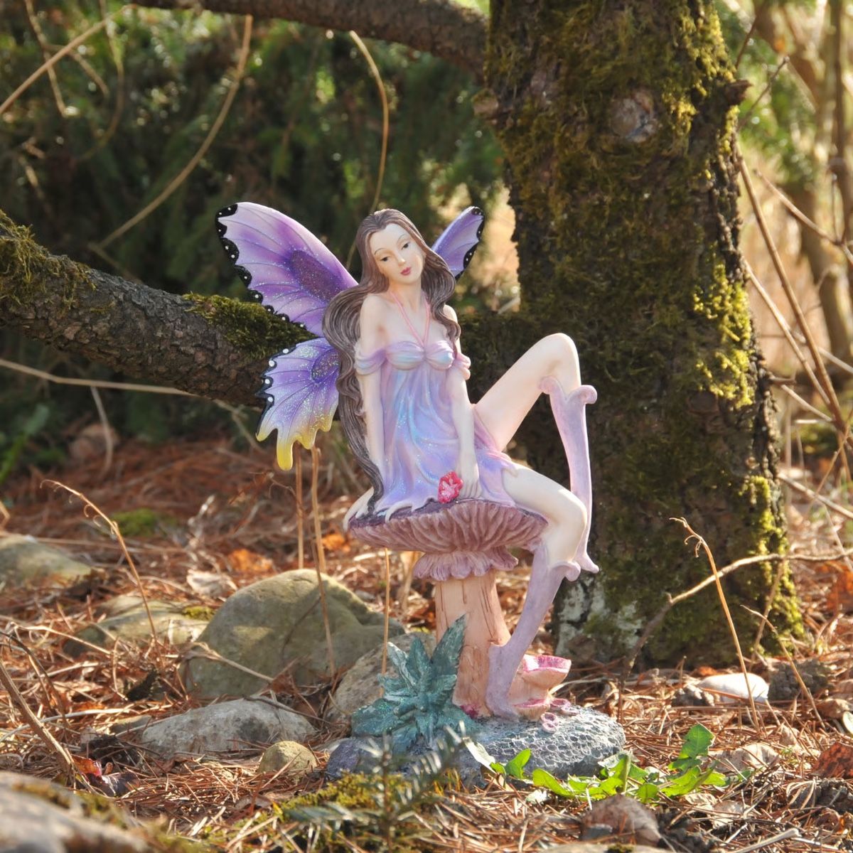 Statuette: Exotische Blumenfee – Nuovo e nell'imballaggio originale da Menzingen venduto da fairy123 1