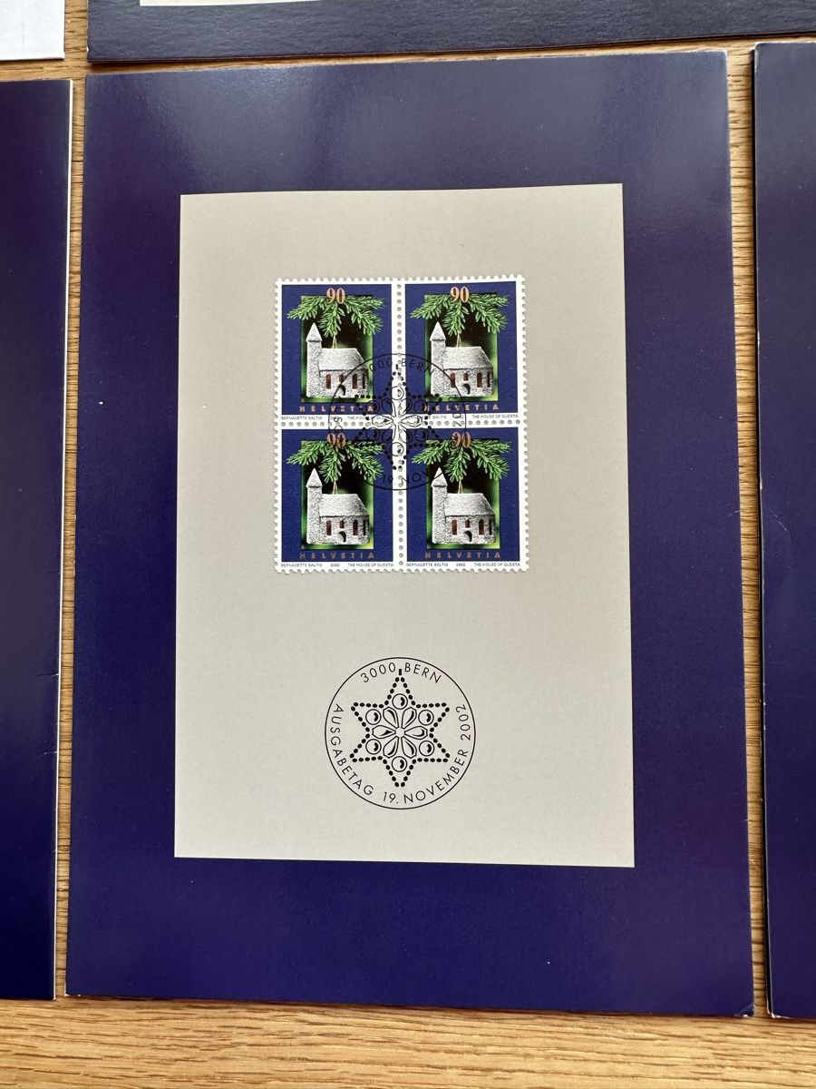 Alle Briefmarken: Schweiz - 2004 WEIHNACHTEN FDC‘s – Gebraucht aus Schmitten / FR von Samsara169 5