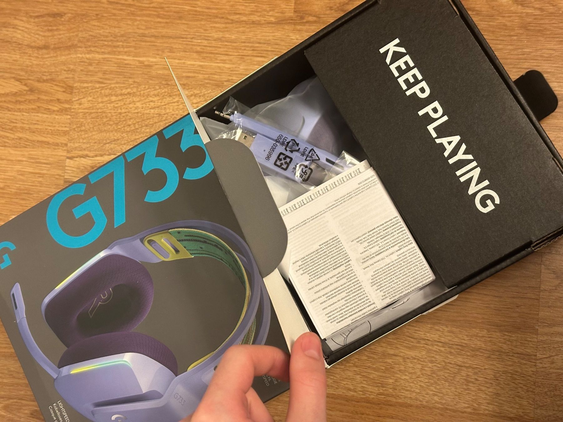 Logitech Cuffie: Logitech G733 Gaming Headset – Nuovo e nell'imballaggio originale da Ennenda venduto da schueppi 5