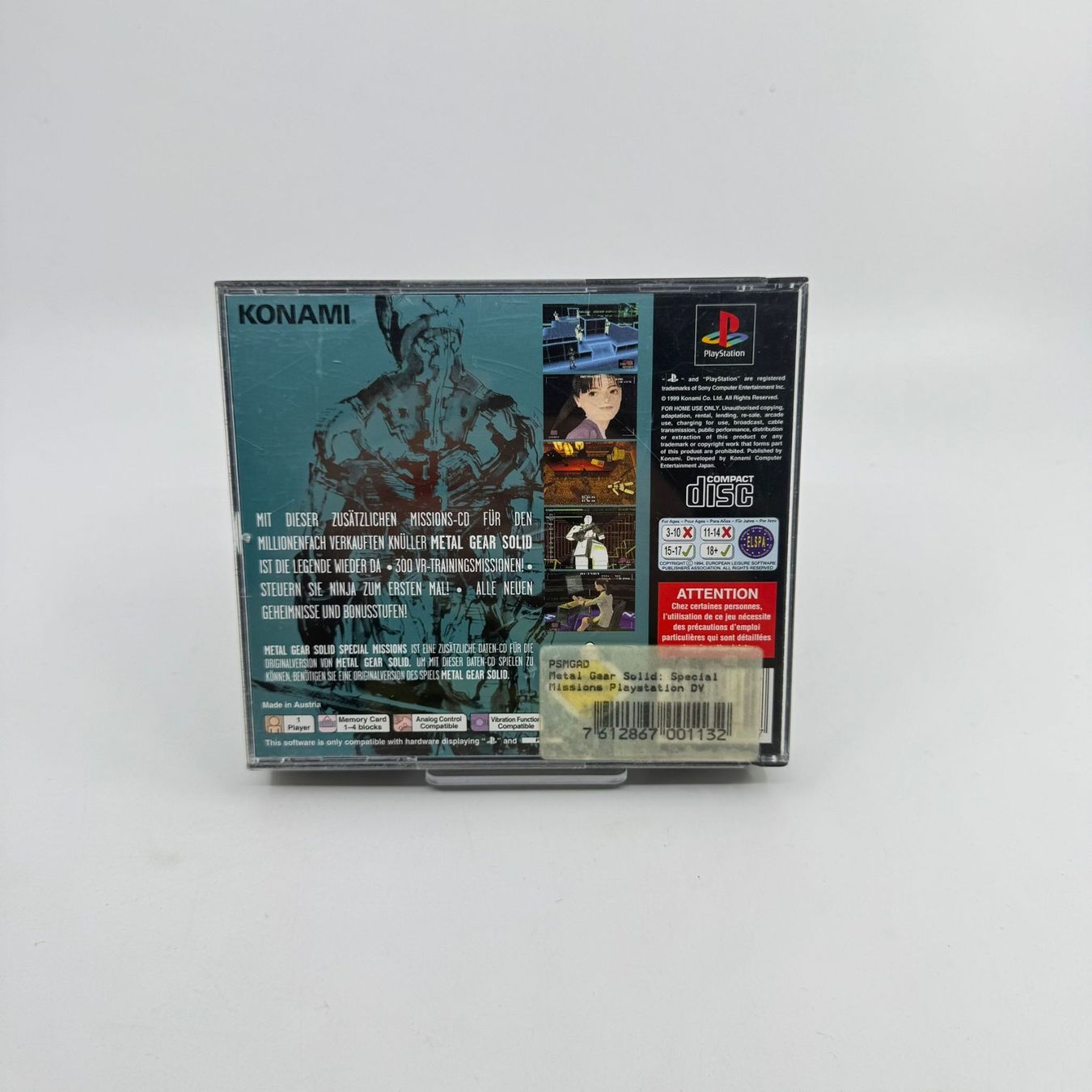 Jeux: Metal Gear Solid Special Missions (PS1) – D'occasion à Herisau par Seyashop1 2