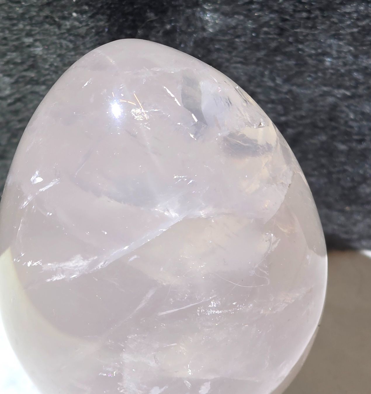 Mineralien & Heilsteine: Starlight Rosenquarz Ei A 325g – Neu und originalverpackt aus Matzingen von Shay_Crystalz 1