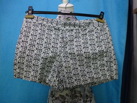 SHORT BANANA REPUBLIC GR 36 38 KURZE HOSE SCHWARZ WEISS NEU