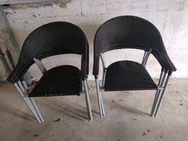 6 Stühle für den Garten, wetterfest