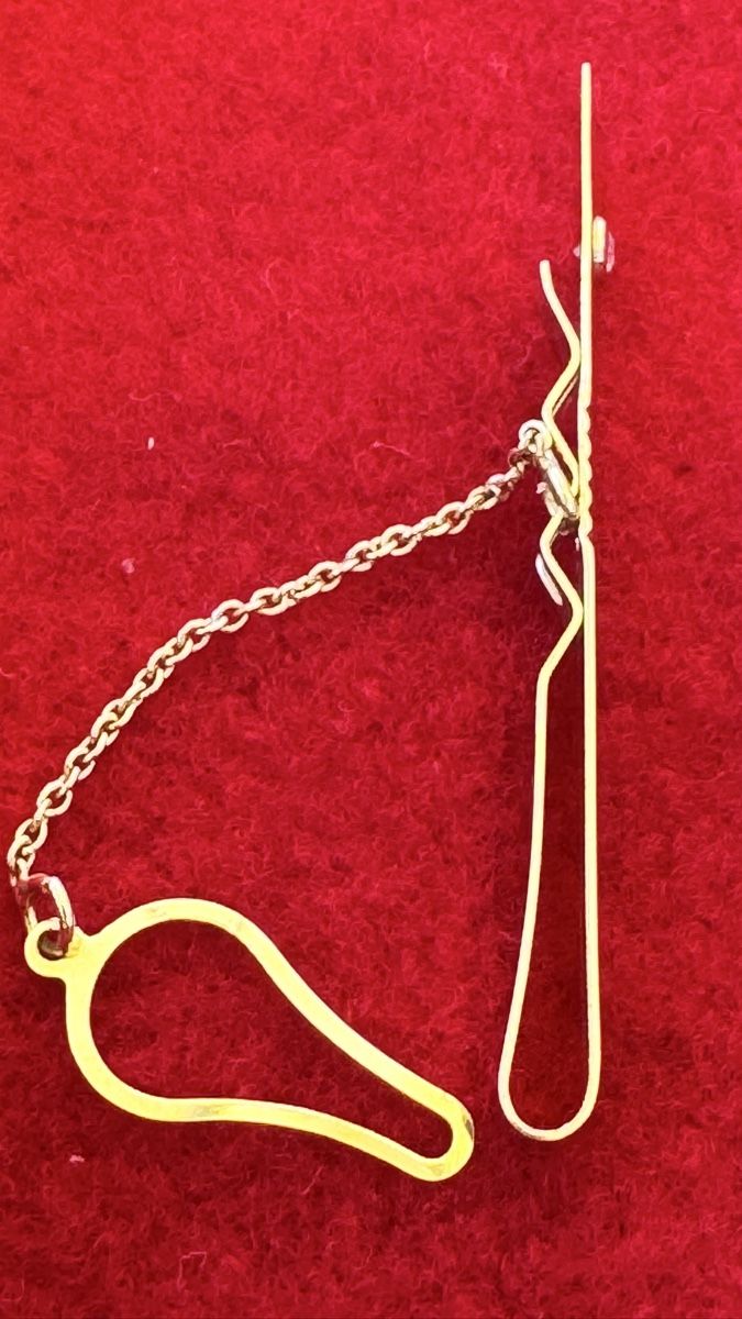 Krawatten: Vintage 18k Kravatten Halter mit Brilliant – Gebraucht aus Untersiggenthal von TimeandShine 1