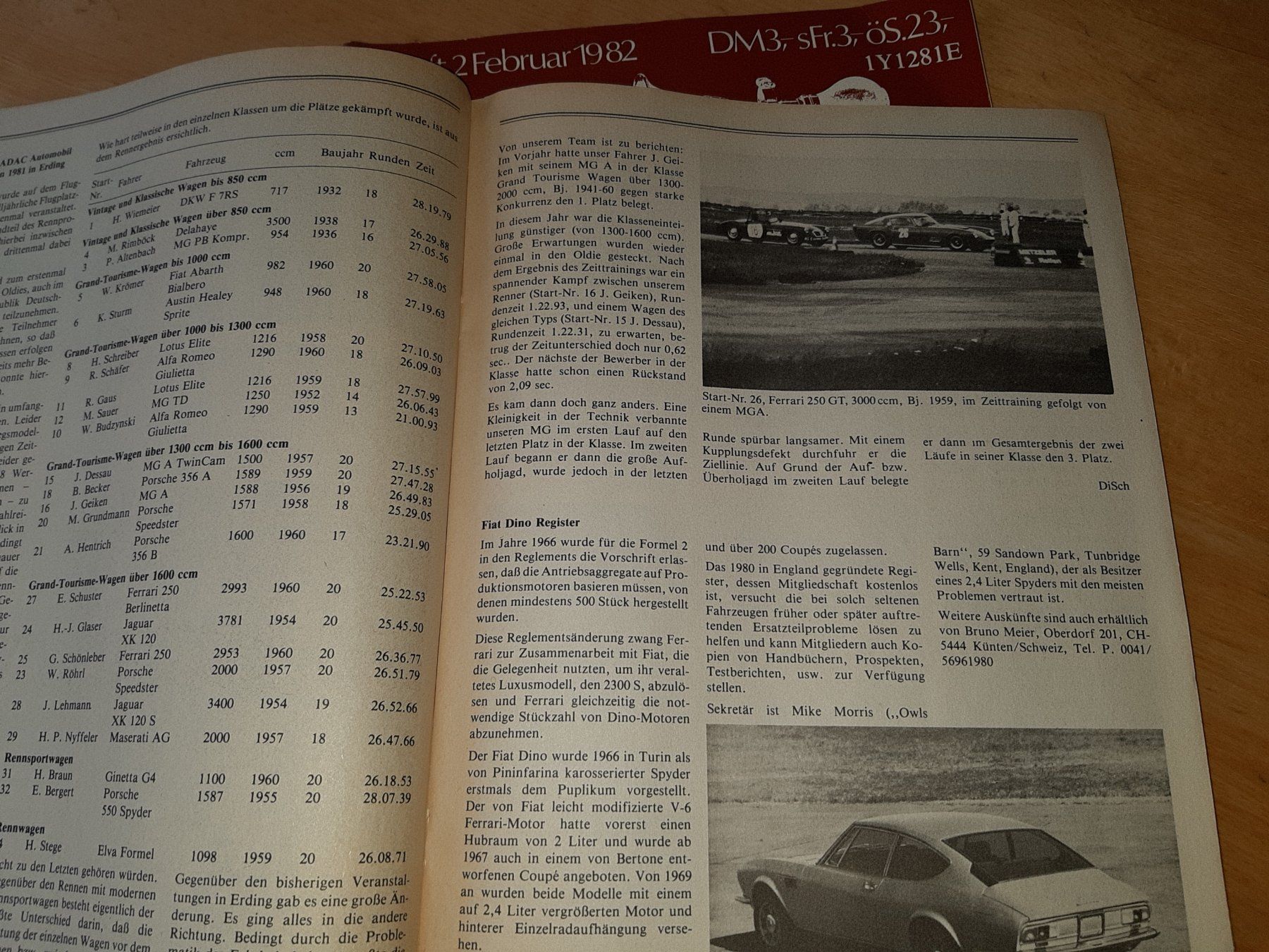 Riviste & Magazine: Oldtimer Markt Magazine Januar/Februar 1982, 1981 – Usato da Rotkreuz venduto da nigal 1