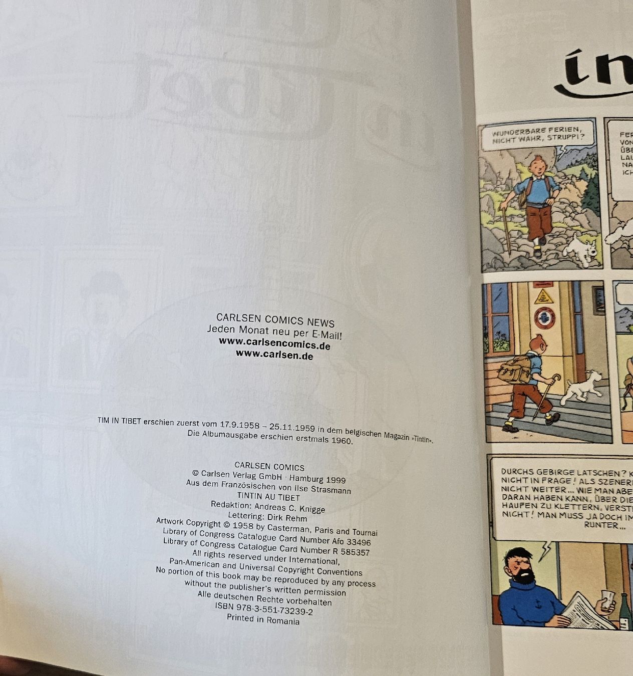 Fumetti: Tim in Tibet – Usato da Rüschlikon venduto da niwa 1