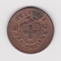 Schweiz 1 Rappen 1906 Bern