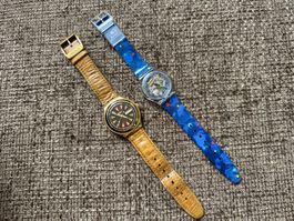 Zwei alte Uhren SWATCH Irony Big Reserve Speciale/ Zürich FS