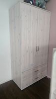 Kleiderschrank Flexa weisslich 2 Tueren 2 Schublad...