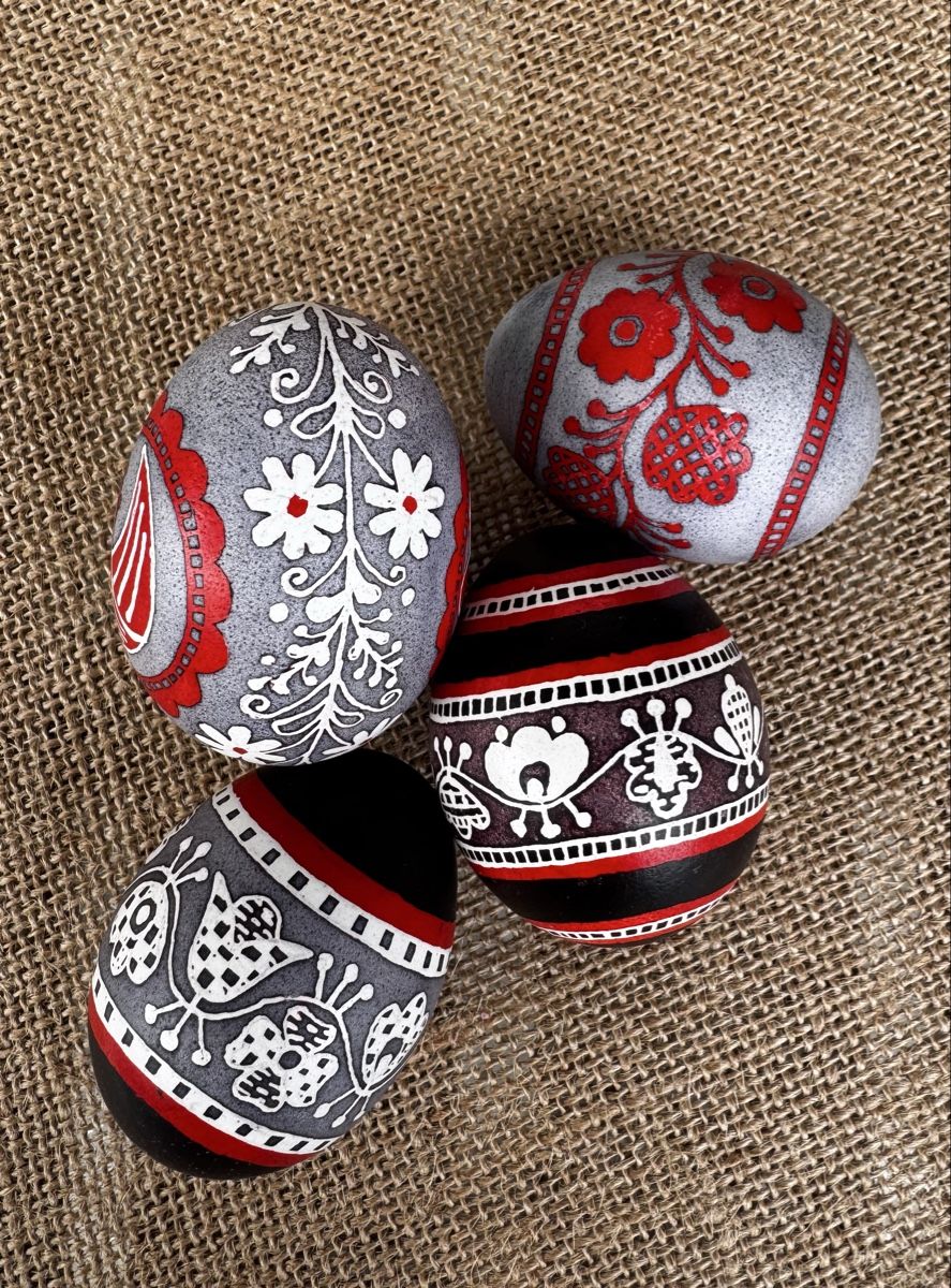 Alle Dekorationen: Handgemalte Ostereier 4-Set – Neu und originalverpackt aus Zürich von iry_9mbn 2