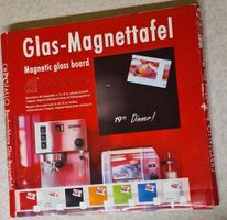 Glas Magnettafel, beschreibbar, neuwertig, Top Zustand