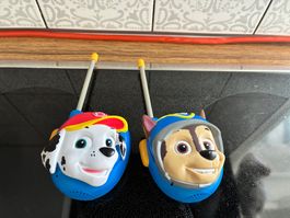 Paw Patrol Walkie Talkies Set Marshall Chase guter Zustand